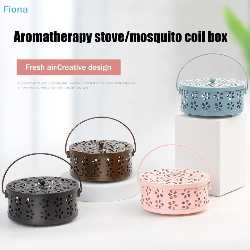 Portable Mosquito Coil Tray Holder Home Insect Repellent Anti-fire Sandalwood Incense Burner Box Anti-Mosquito Supplies 1PC