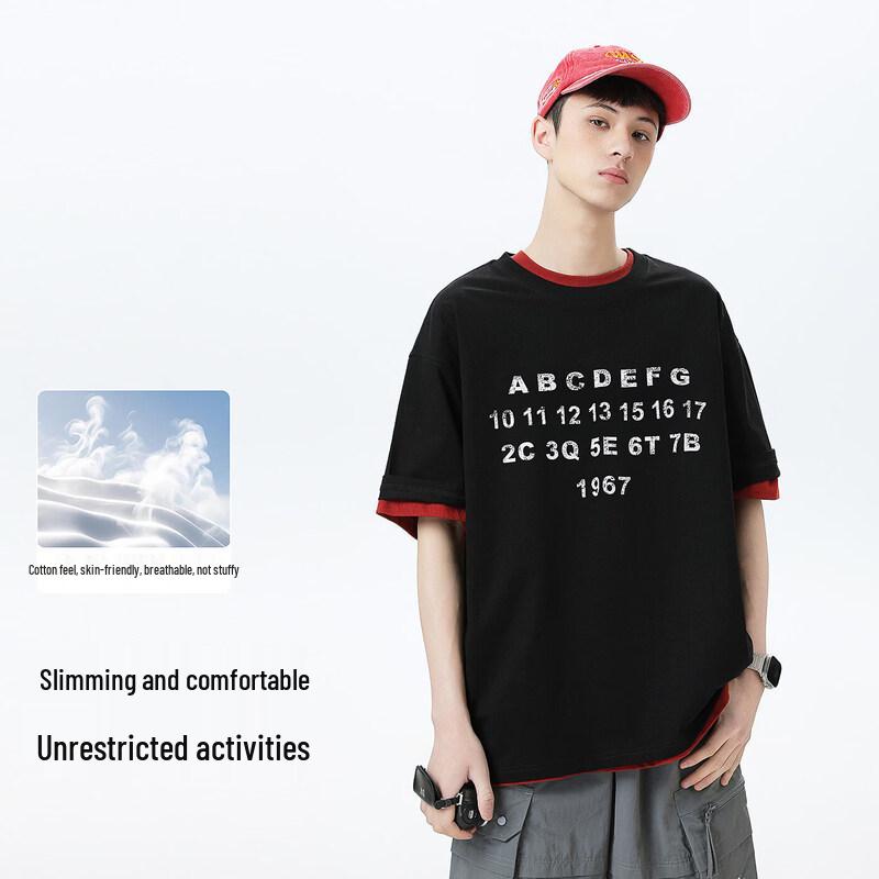 Rock Paper Scissors Boys Plus Size Hooded Short-Sleeve T-Shirt 170