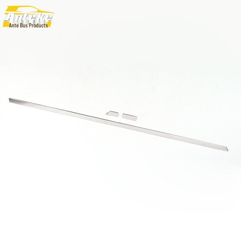 5-Series Rear Bumper Trim Sticker: Stainless Steel Tailgate Anti-Scratch Bright Strip Car Accessory
