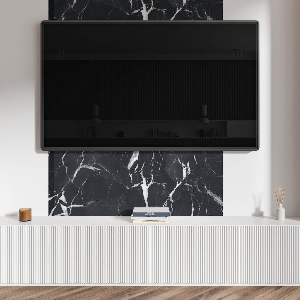 Panel Z Nadrukiem Winylowy Samoprzylepny 120X60 Cm Wzór Marmurowy Z Żyłkami