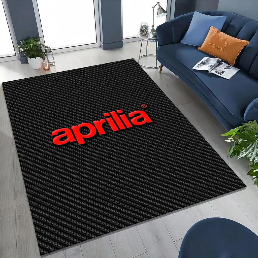 Motorcycle Aprilia Sign Racing Car Carpet Rug for Bedroom Living Room Sofa Home Doormat Decor,Large Kids Play Non-slip Floor Mat