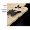 Cute polka dot cat stand phone case suitable for iPhone 17, 14 Pro Max, iPhone 15, soft case for iPhone 16