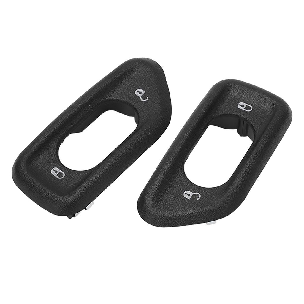 2PCS Door Lock Switch Bezel 68185910AA Left Right Side Replacement for Wrangler 2011 To 2017