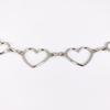 Women's belt Luxury Heart Shaped Metal Waist Chain Belt Goth accessories belts for women Punk style with Jeans Dress