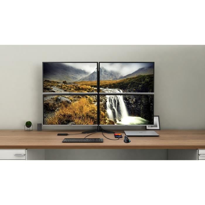 I-tec - USB-C dokkingstasjon for 4 skjermer -