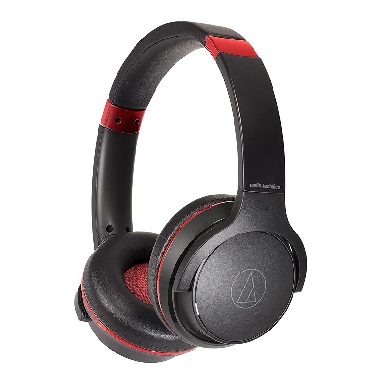 

audio technica ATH-S220BT BRD навушники bluetooth Бездротові навушники [до 60 годин відтворення] швидка зарядка Режим низької затримки Сумісність з кількома точками