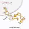 18K Gold Plated Infinity Connector Lock for DIY Pearls Necklaces Bracelets Clasps For Jewelry Making Supplies Accessories
