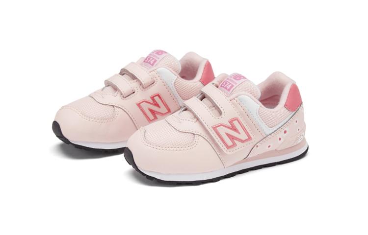 New Balance Low Top Running Shoes Pink Orange Infant And Toddler IV574FS1
