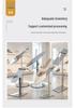 Stainless Steel Shoe Display Rack for High Heels and Shoe Support Stand