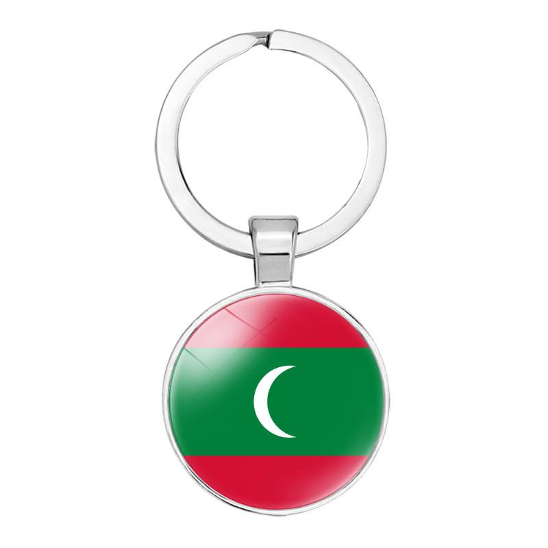 Decorative Keychain Showcasing Asian Country Flags Perfect For Birthdays And Parties
