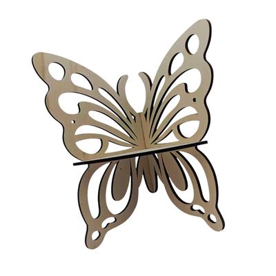 Creative Butterfly Corner Shelf Wooden Display Rack Wall Mounted Furniture for Bedroom Living Room Decor