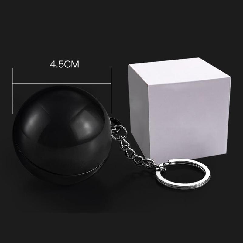 Prophezeiungsball zum Stressabbau, tragbarer Wahrsager- und Entscheidungsträger-Schlüsselring, magischer Antwortball, Schlüsselhalter, Spiel, Souvenir, Geschenk
