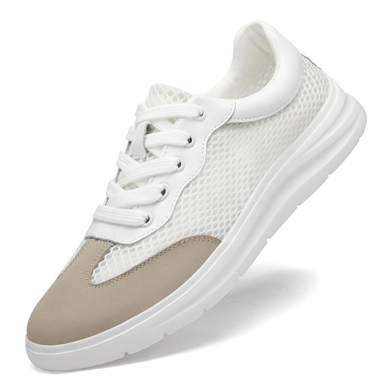 

Мужская обувь кожаная повседневная белая обувь мужская дышащая универсальная немецкая тренировочная обувь 2025 новая модная спортивная обувь мужская 46