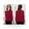 Women's Long-sleeved T-shirt Spring and Autumn New Lapel Polo Shirt Outer Wear Bottoming Shirt Was Thin Women's Clothing