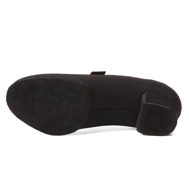 Fashion Women Latin Dance Shoes Teacher Shoes Middle Heel Jazz Square Dance Shoes Latin Dance