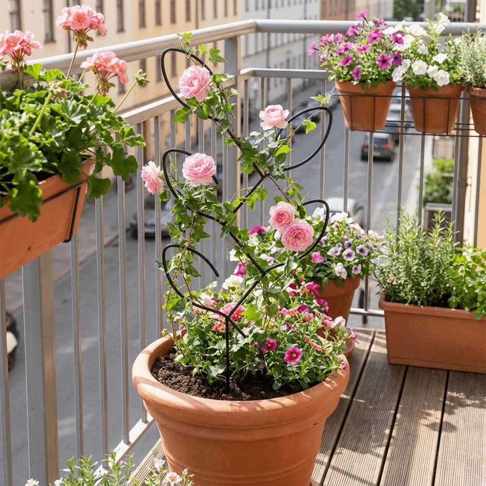 Vertical Growing Plant Support Frame Iron Climbing Vine Flower Stand  Garden Accessory