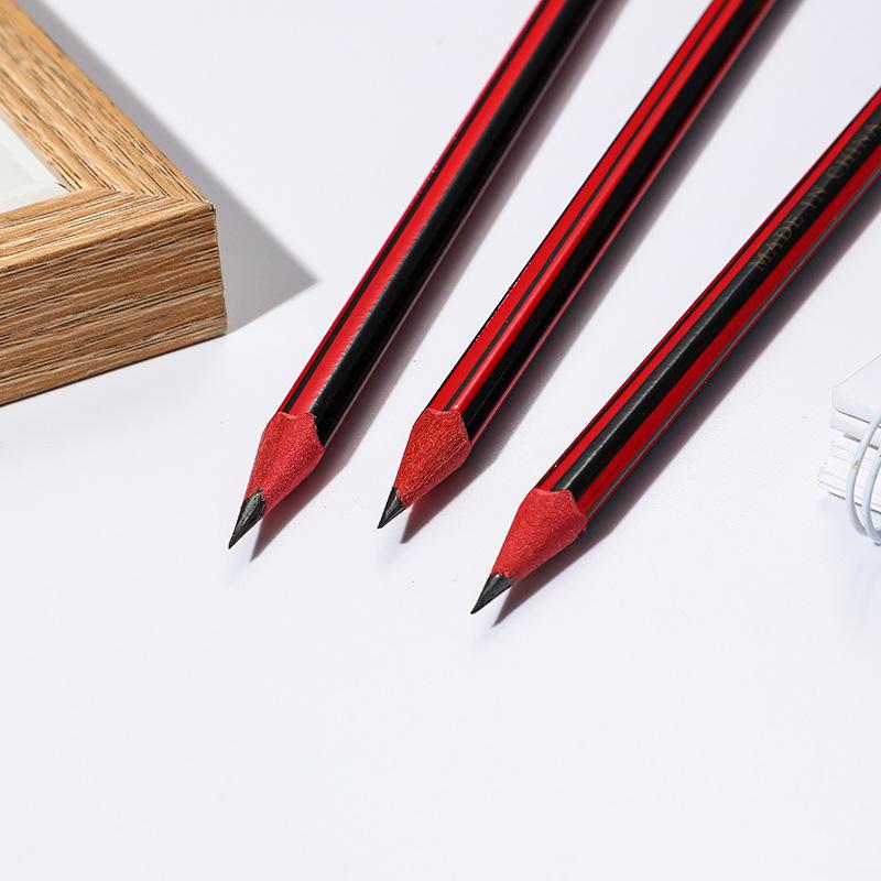HB Hexagonal Sketching Pencils with Erasers - Ideal for Children's Learning and Art Projects