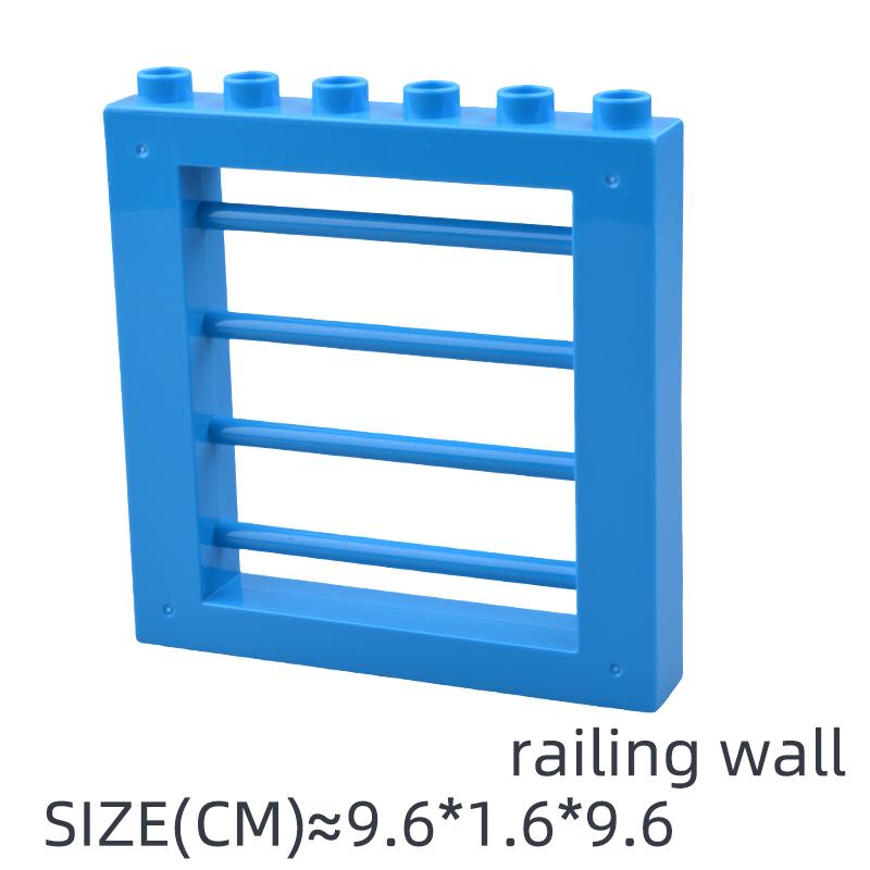 Große Bausteine Haus Zubehörteile Dach Fenster Wand Bauen Zusammenbauen Steine Lernspielzeug Für Kinder Geschenk