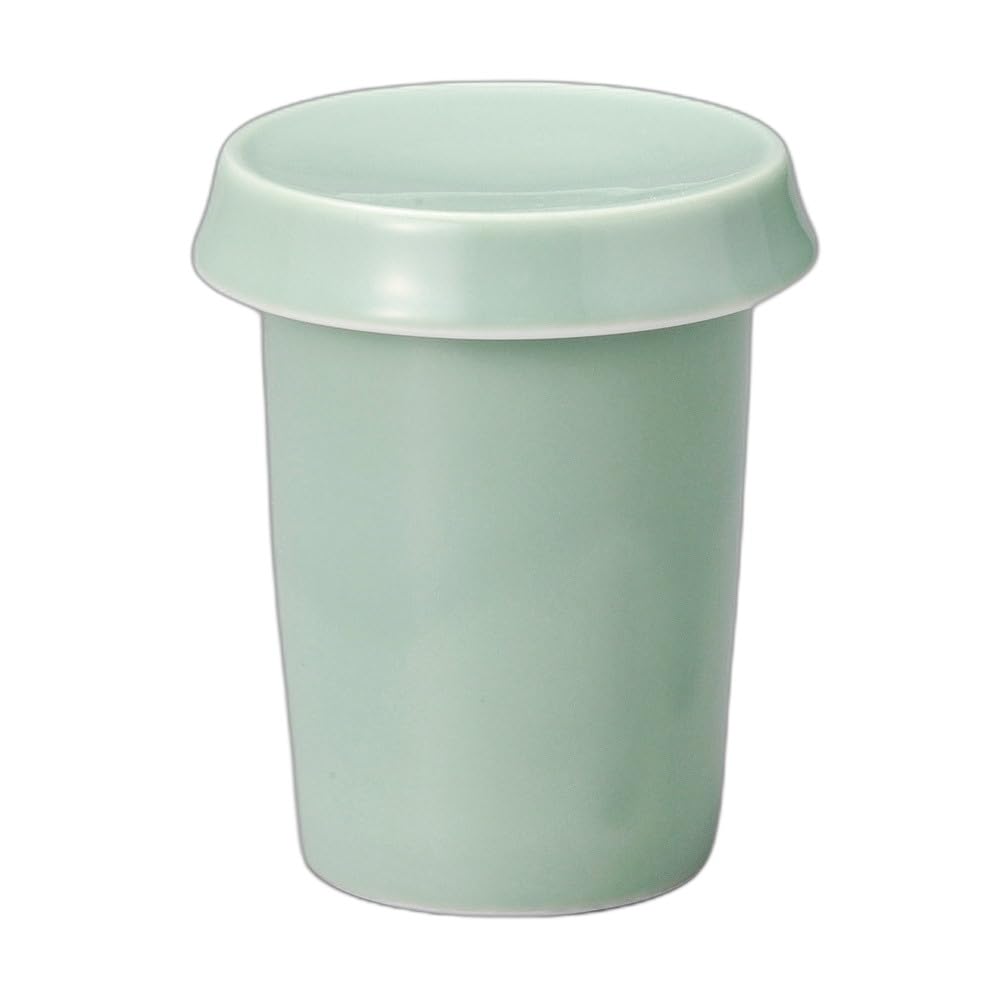 

Tenryu Celadon Hire Sake with Lid Hire Sake Cup [6.5×9.5cm 180cc]