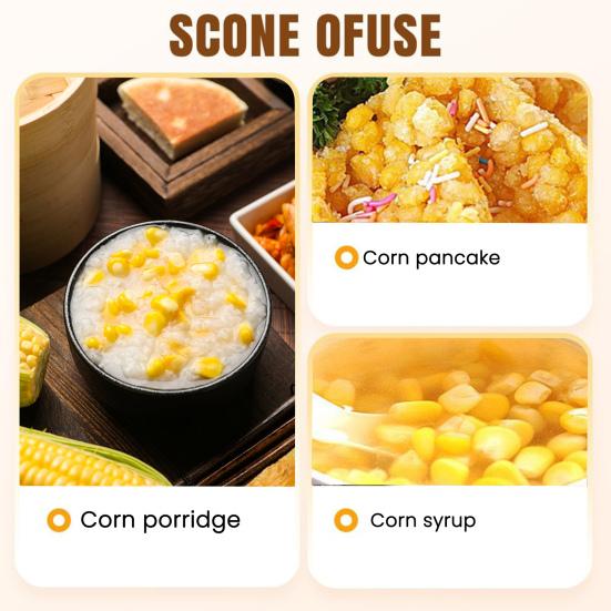 Corn Peeler Stainless Steel Corn Stripper Non-slip Corn Shucker Corn Kernel Remover for Home Kitchen