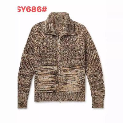 2024 Trendy Men's Knit Lapel Sweater Coat - Loose Fit for Spring and Autumn