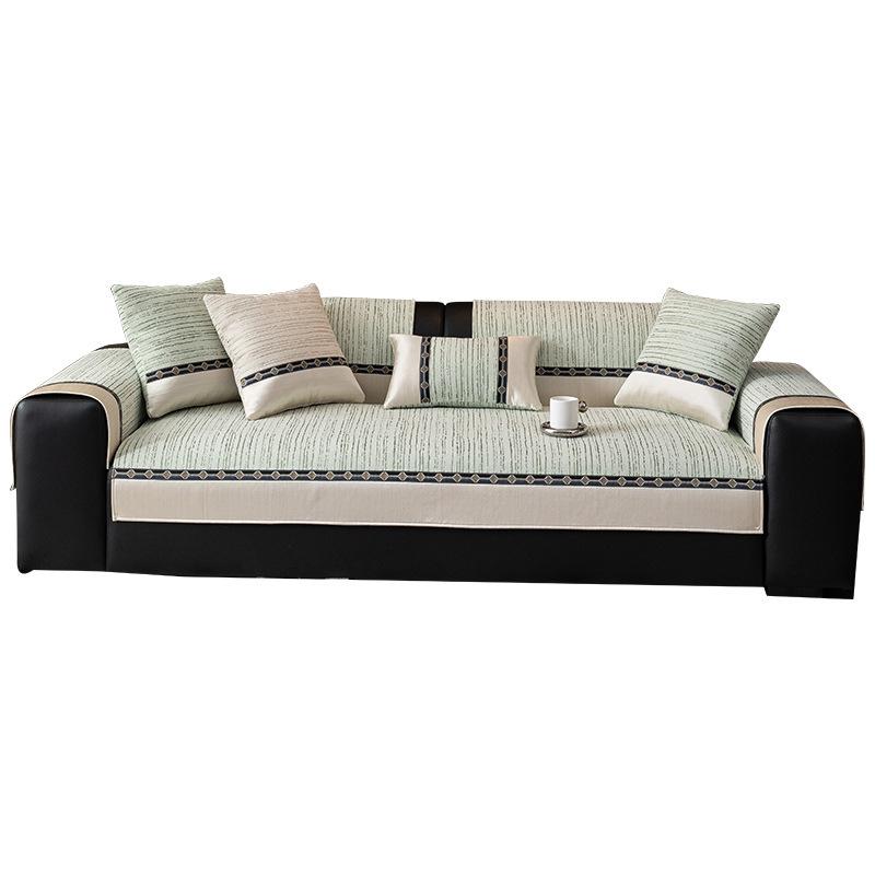 New Thickened Chenille Sofa Cushion Four Seasons Light Luxury High-End Seat Cushion Non-Slip Sand Cover Cloth Towel Hair Cover