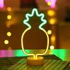 Neon Moon Lamp Holiday Light Flamingo/Heart/Moon/Pineapple/Christmas Tree LED Night Light for Home Festival Wedding Party Decor