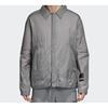 Adidas Originals Woven Logo Coach Shirt Jacket Men Jacket Gray CV5820