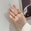 Modering für Paare aus Edelstahl in Roségold, Titanstahl Paar Zirkonring, Luxusschmuck für Damen und Herren, Hochzeitsgeschenke