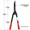 Horticultural Pruning Shears for Gardens, Lawns, Hedges, and Trees
