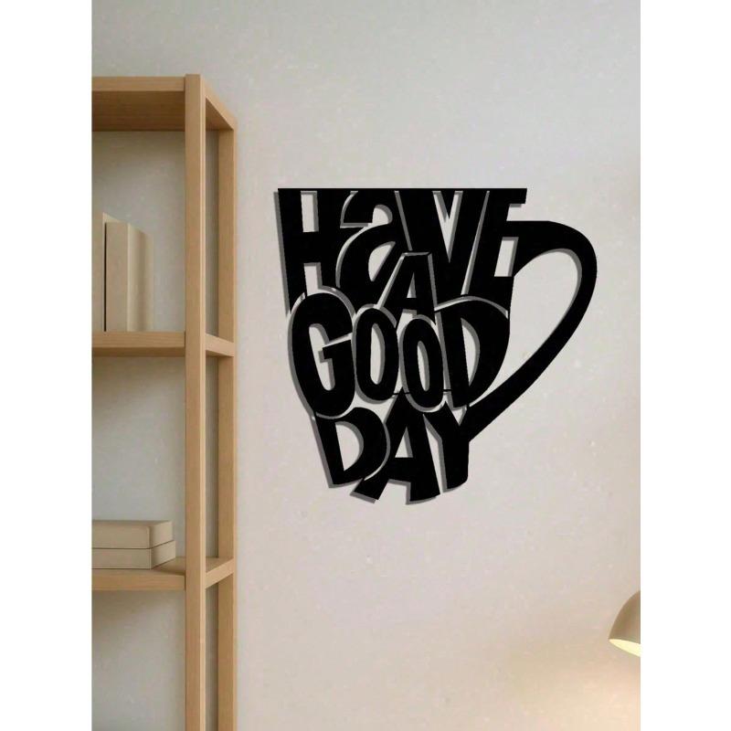 Metal Mug Wall Decor Modern Black Hanging Art Minimalist Kitchen Living Room Gift