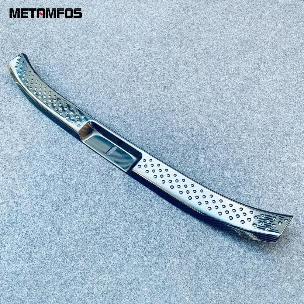 For Toyota Sienta 2024 Interior Rear Trunk Bumper Foot Plate Tailgate Door Sill Scuff Guard Plate Car Accessories