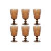 Stemmed Water Glasses - Home ESPRIT - Set of 6 - 8.5 X 8.5 X 16.3 Cm - Multicolor