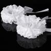 Elizabethan Ruffle False Collar Victorian Style Neck Ruff and Wrist Cuffs Set for Halloween Cosplay Costume Accessories
