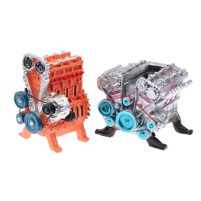 2025  Full Metal Car Engine Assembly Kit Model Toys, Metal Model Engine Kit, Resin Car Engine Model Kits