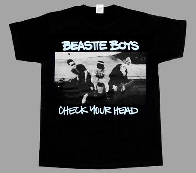 BEASTIE BOYS CHECK YOUR HEAD#039;92 Punk NEW BLACK TSHIRT 345XL Unisex T-Shirt