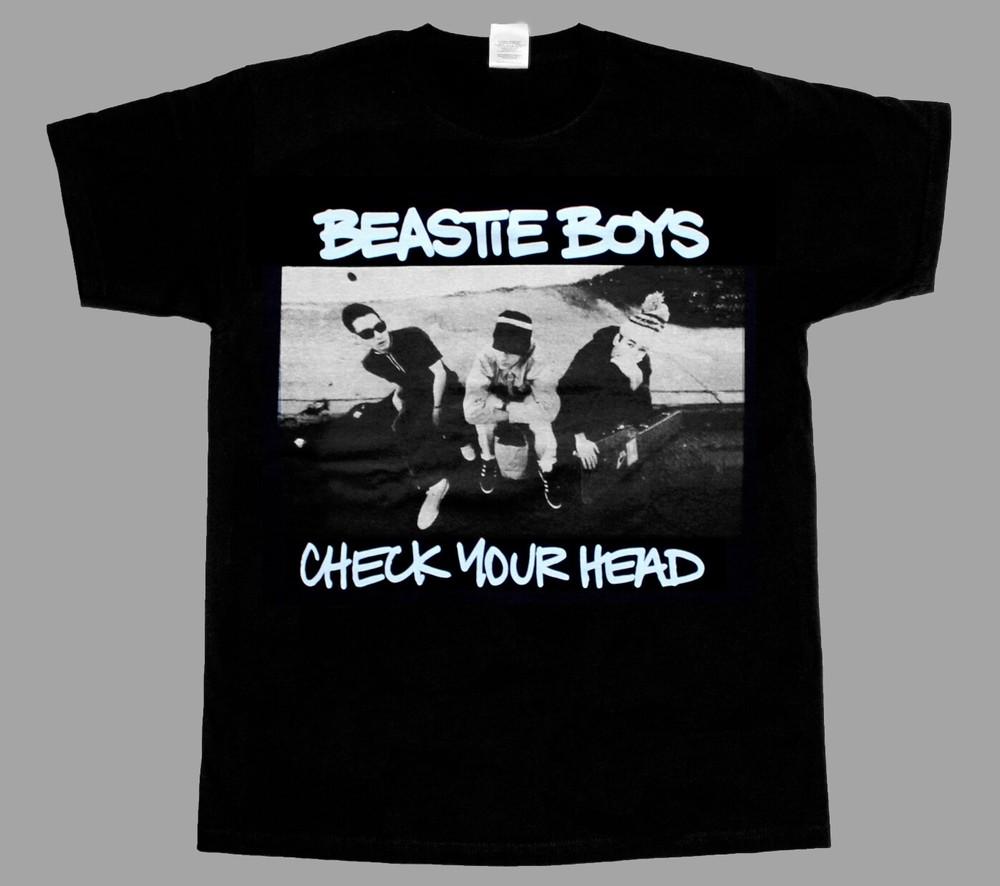 BEASTIE BOYS CHECK YOUR HEAD#039;92 punk NEW BLACK TSHIRT 345XL Unisex T-Shirt XXL