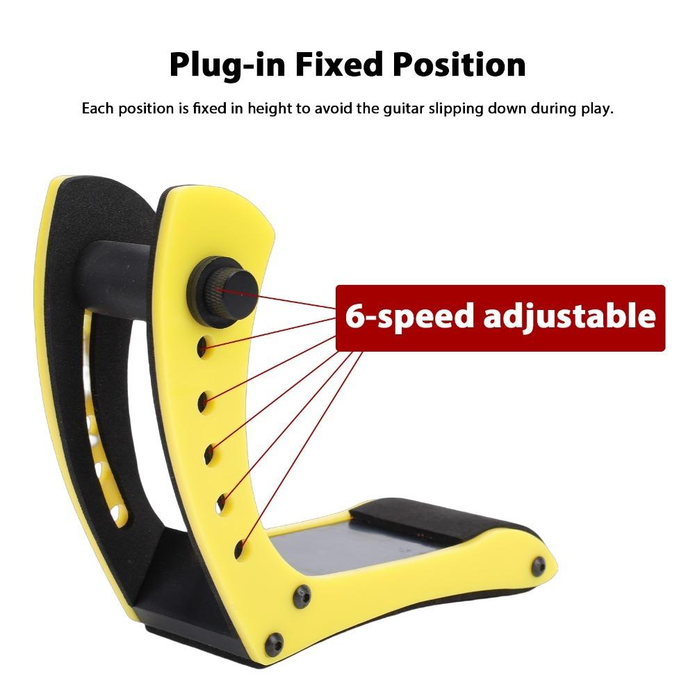 Acrylic Electric Guitar Support Stand Red Black Yellow Blue Guitar Foot Stand For Electric Guitars