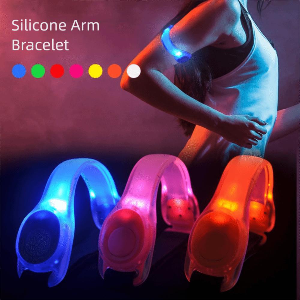 Wearable Running Arm Belt Adjustable Luminous Bracelet  Night Running Equipment