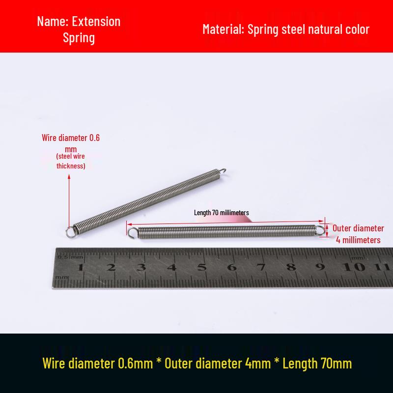 Stainless Steel Spring Hook for Microwave Oven Handle, Wire Diameter 0.6/0.7