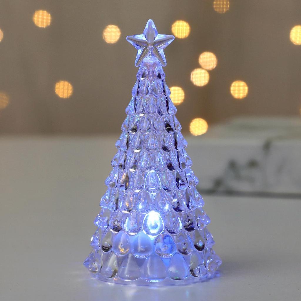 Mini Luminous Crystal Christmas Trees - Festive Ornaments & Creative Gifts for Kids
