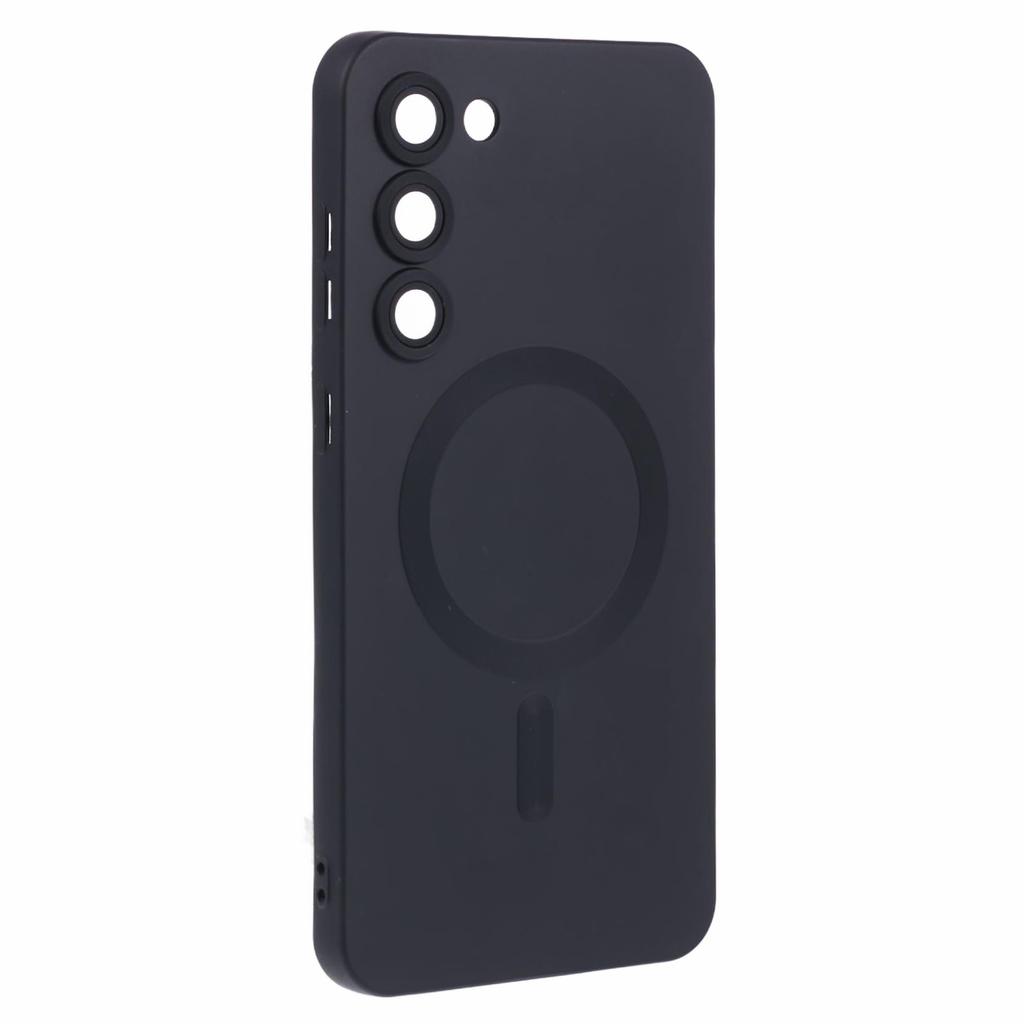 For Samsung Galaxy S22+ 5G Shockproof Case Compatible with MagSafe Rubberized TPU Phone Cover with Lens Film