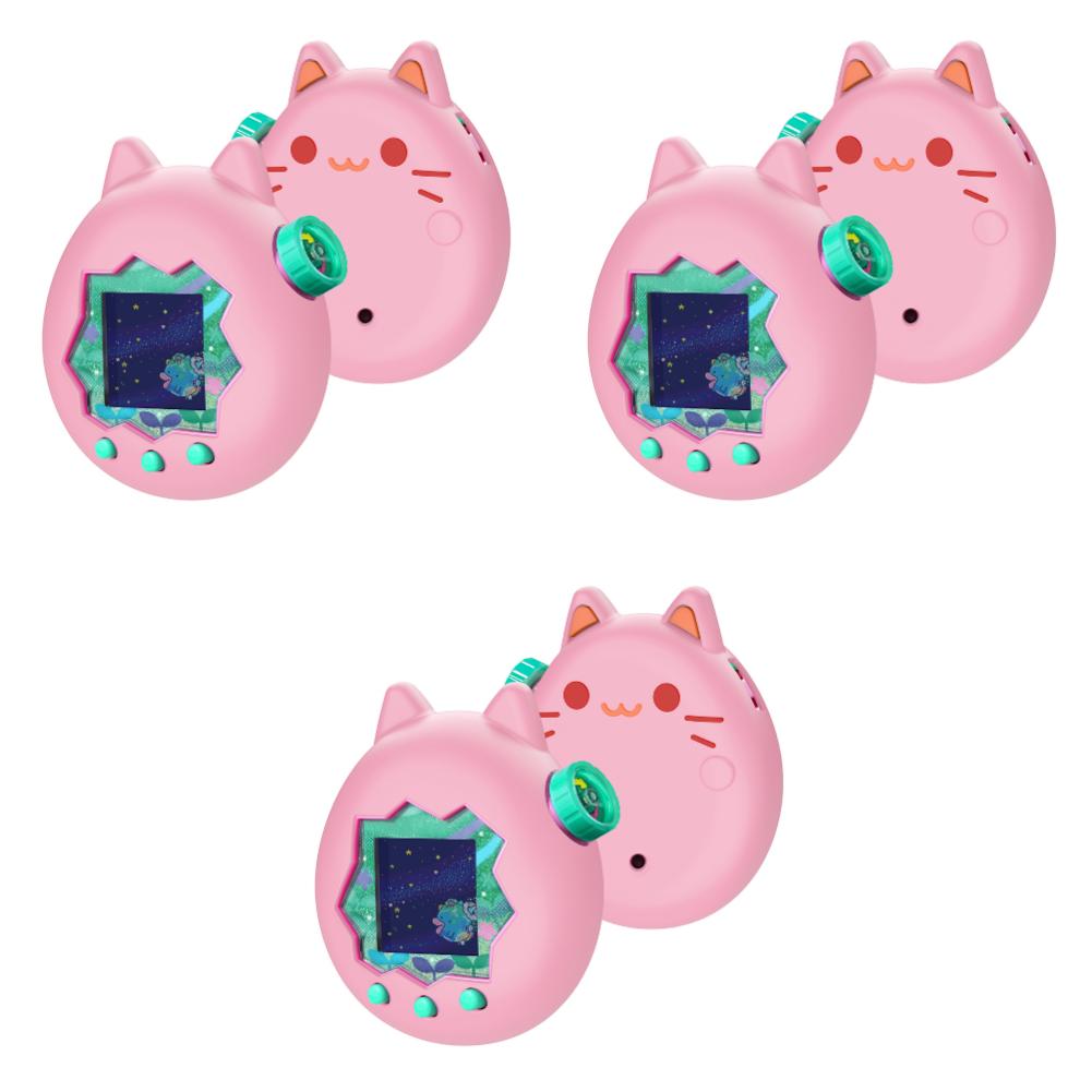 3Pcs Virtual Electronic Pet Silicone Case For Tamagotch Paradise Game Machine Protective Cover Virtual Electronic Pet Accessorie