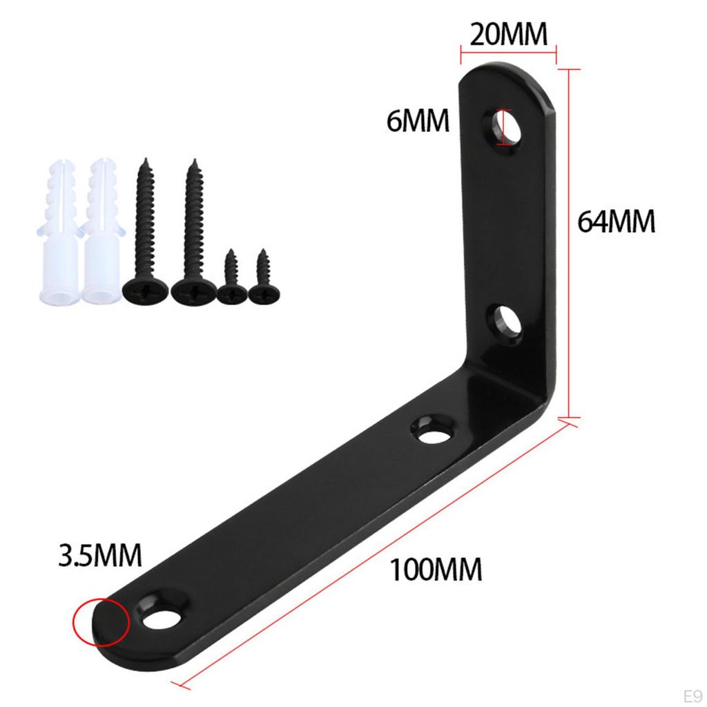 Wall Mount Shelf Supports - Pack of 8