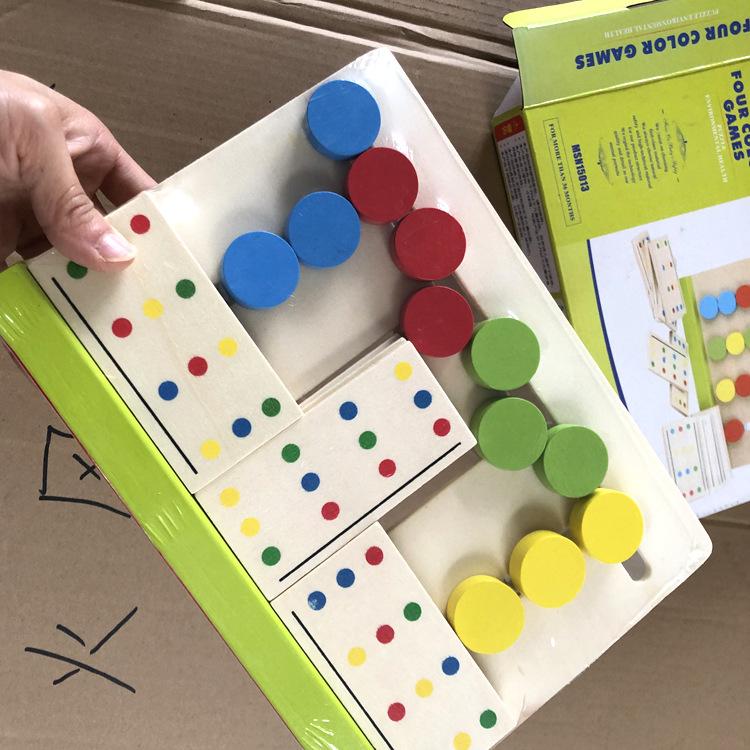 

Детская головоломка, двусторонняя транспортная ферма, детский магнитный лабиринт, игрушка, деревянные летающие шахматы, настольная игра для родителей и детей