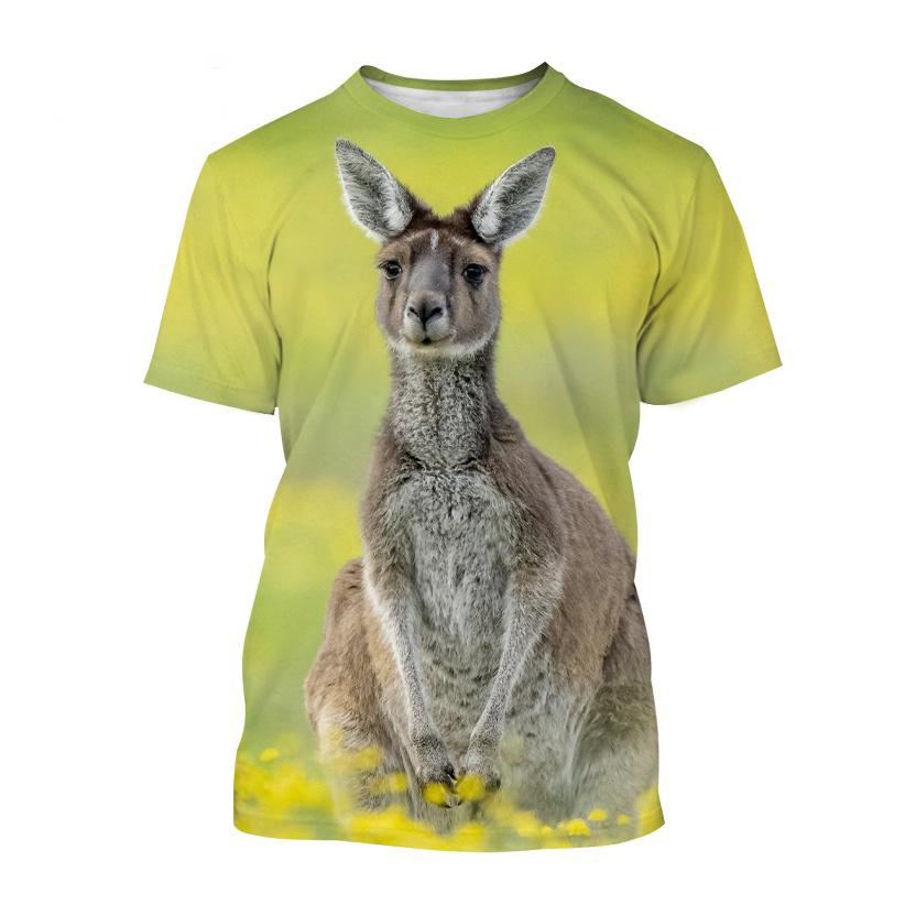 New Personality Animal 3D Print O Neck T-Shirts Summer Men Women Short Sleeve T Shirt Oversized Harajuku Tees Tops Kids Clothing