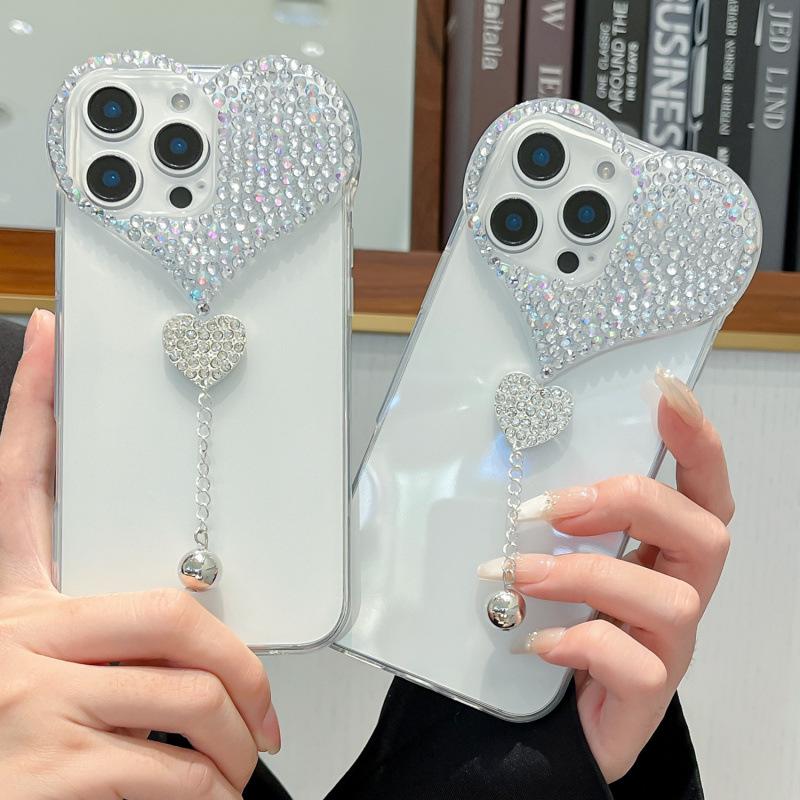 

Creative Love Diamond Luxury Case for iPhone 16/15 Pro Max/14/13 iPhone 14 Pro