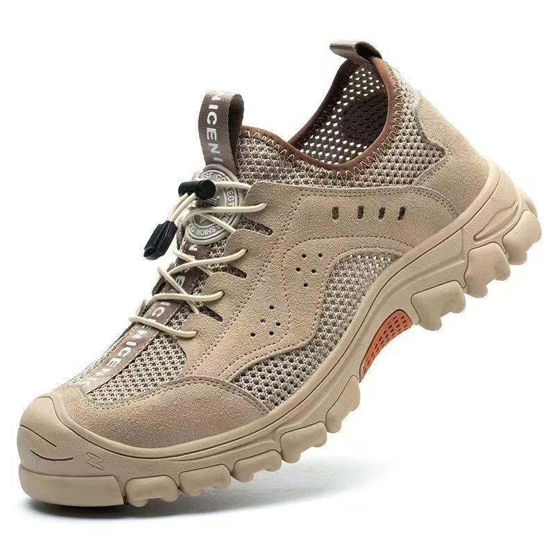 Bofu Bird Men s Breathable Steel Toe Work Shoes 46