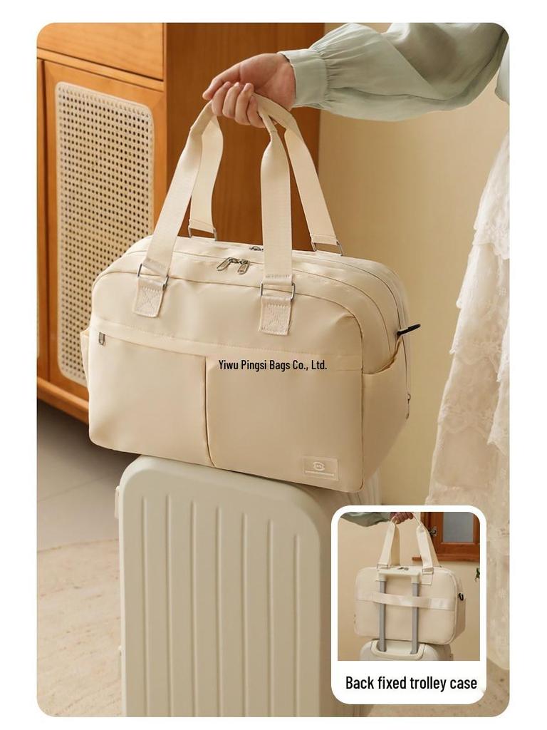 Lightweight Women's Travel Duffle Bag - Large Capacity, Portable, Carry-on for Short Business Trips and Hospital Storage