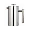Stainless Steel French Coffee Maker 600ml Double Wall Insulated French Tea Brewer Coffee